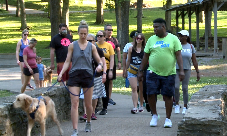 One year later, strangers still coming together to 'Walk With Shawn'