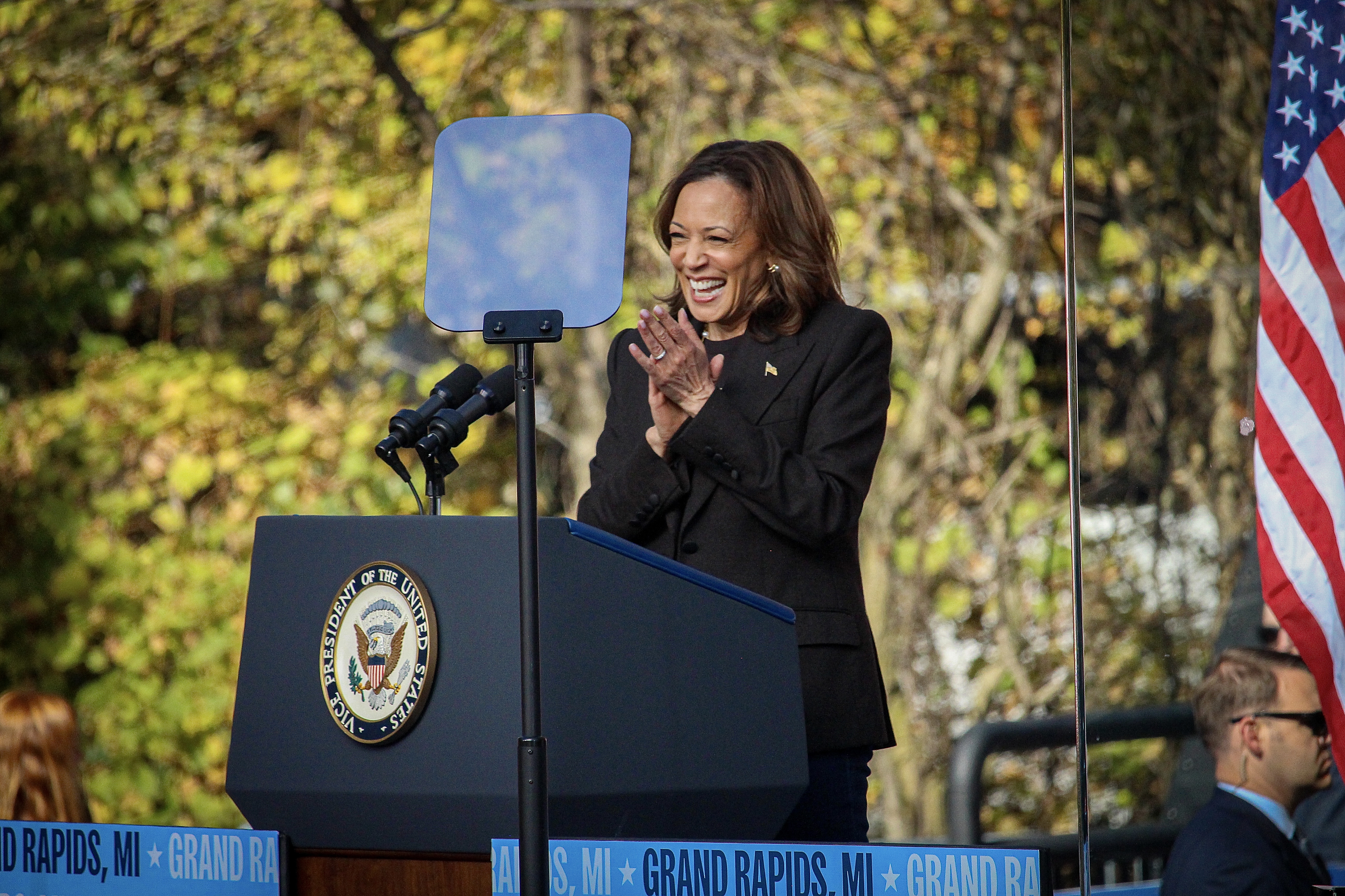 Kamala Harris rally in Grand Rapids