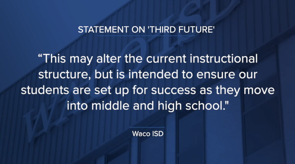 Waco ISD statement