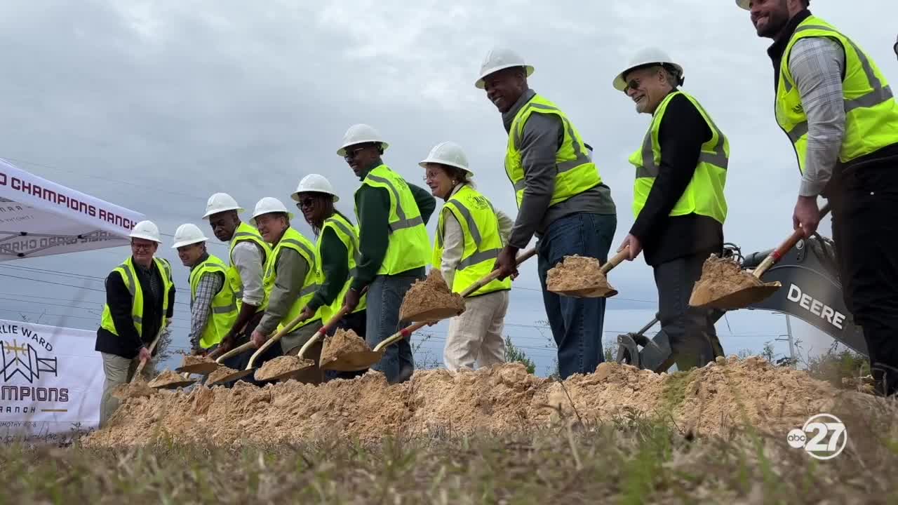 Charlie Ward's Champions Ranch breaks ground on faith-based youth sports complex