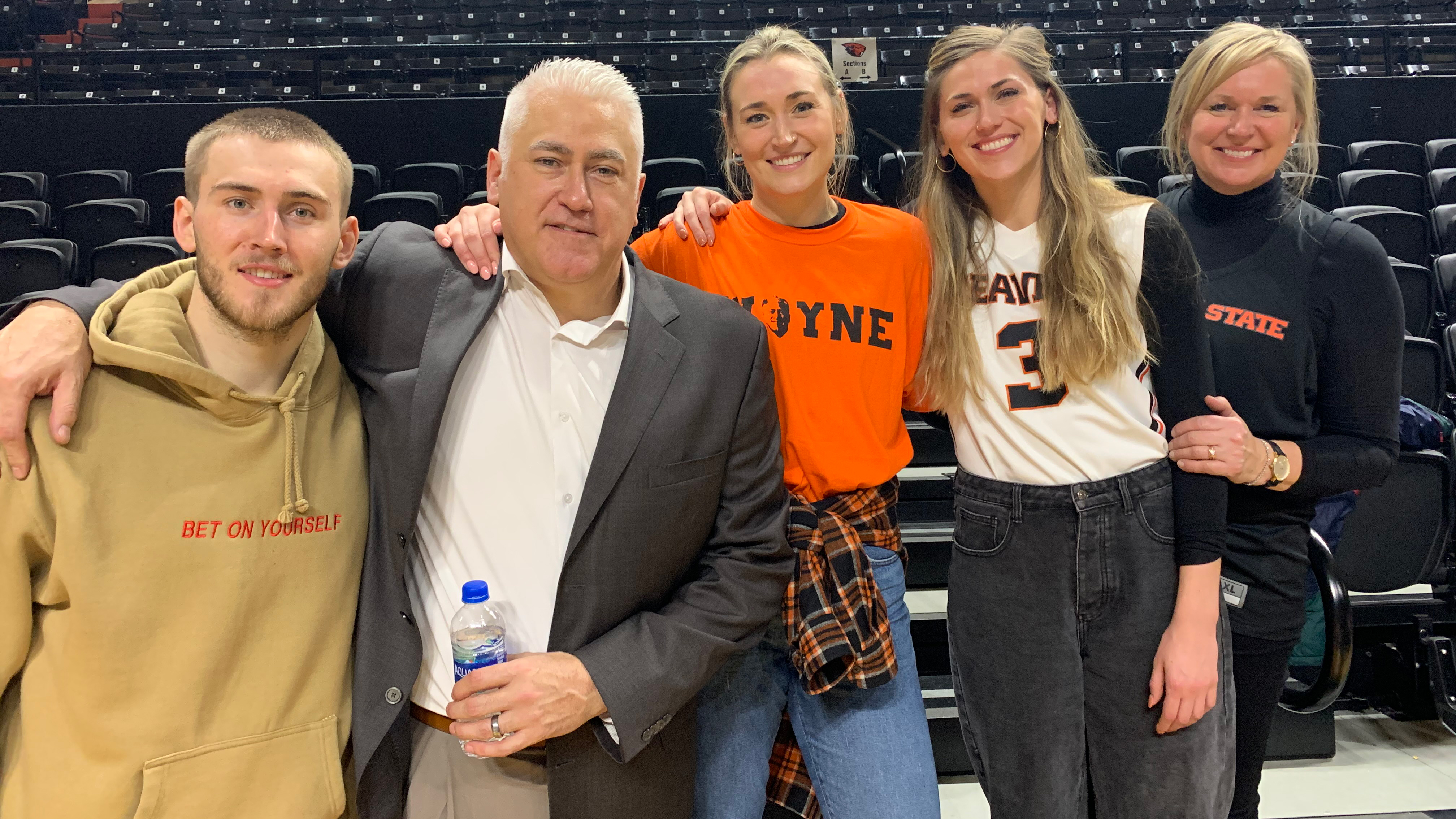 Wayne Tinkle and family