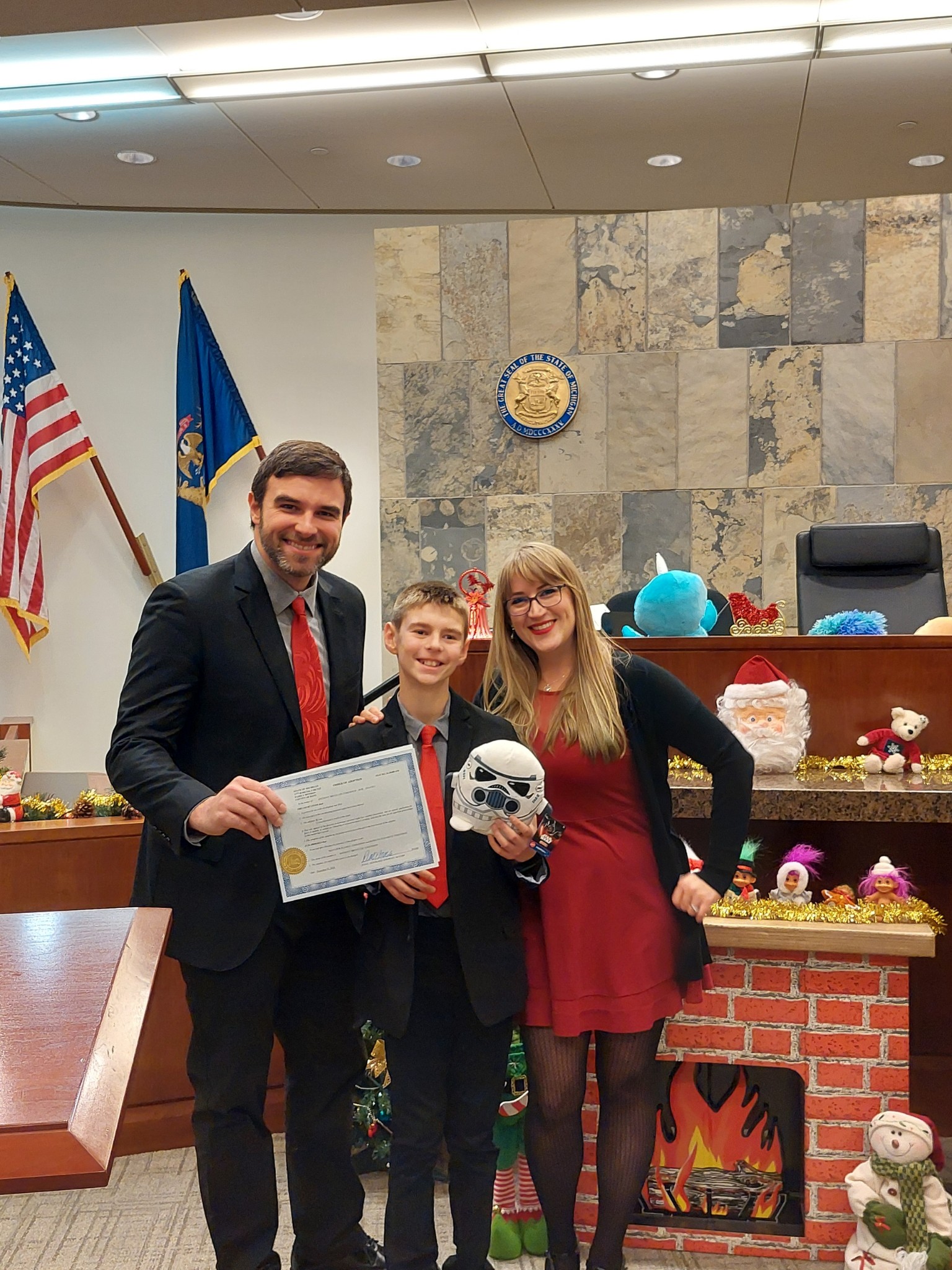 Tomlinson Family Adoption Day