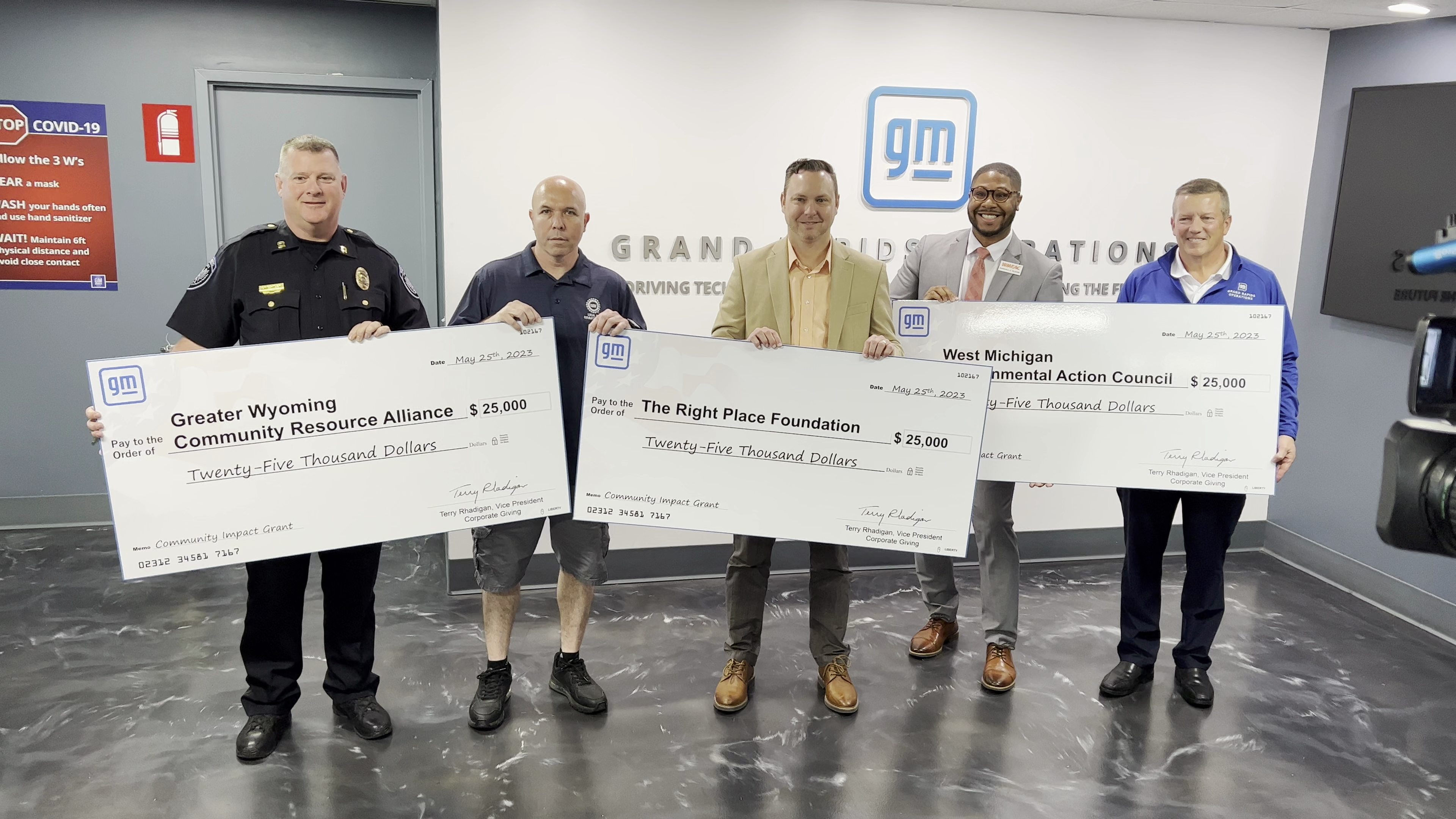 Grand Rapids Operations Donations