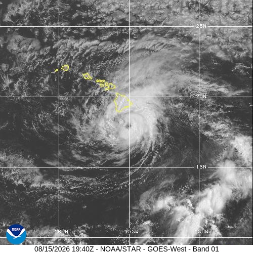 Hurriane Lala near Hawaii