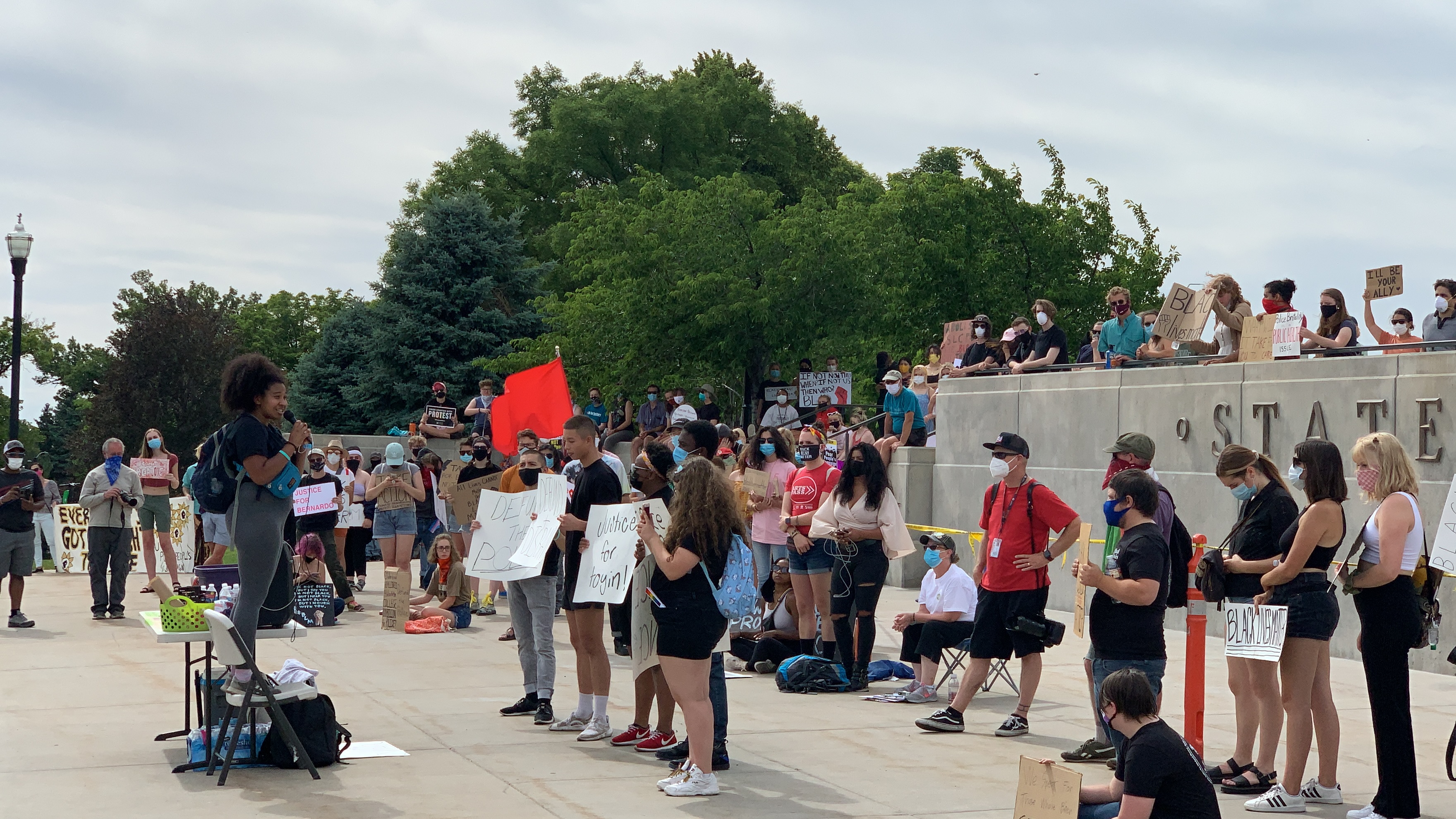 SLC protest