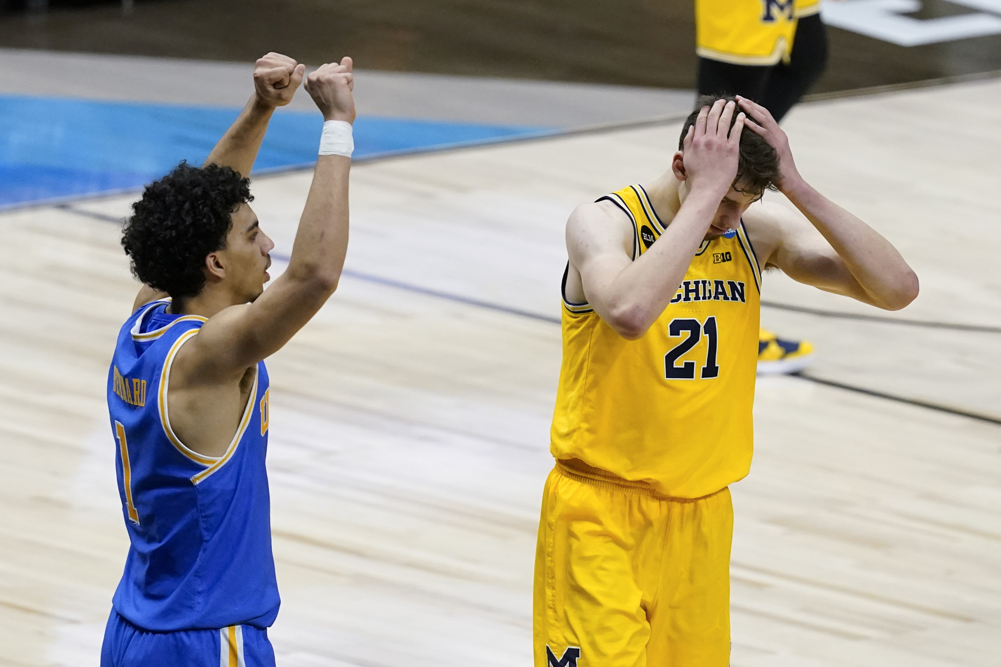 Franz Wagner APTOPIX NCAA UCLA Michigan Basketball