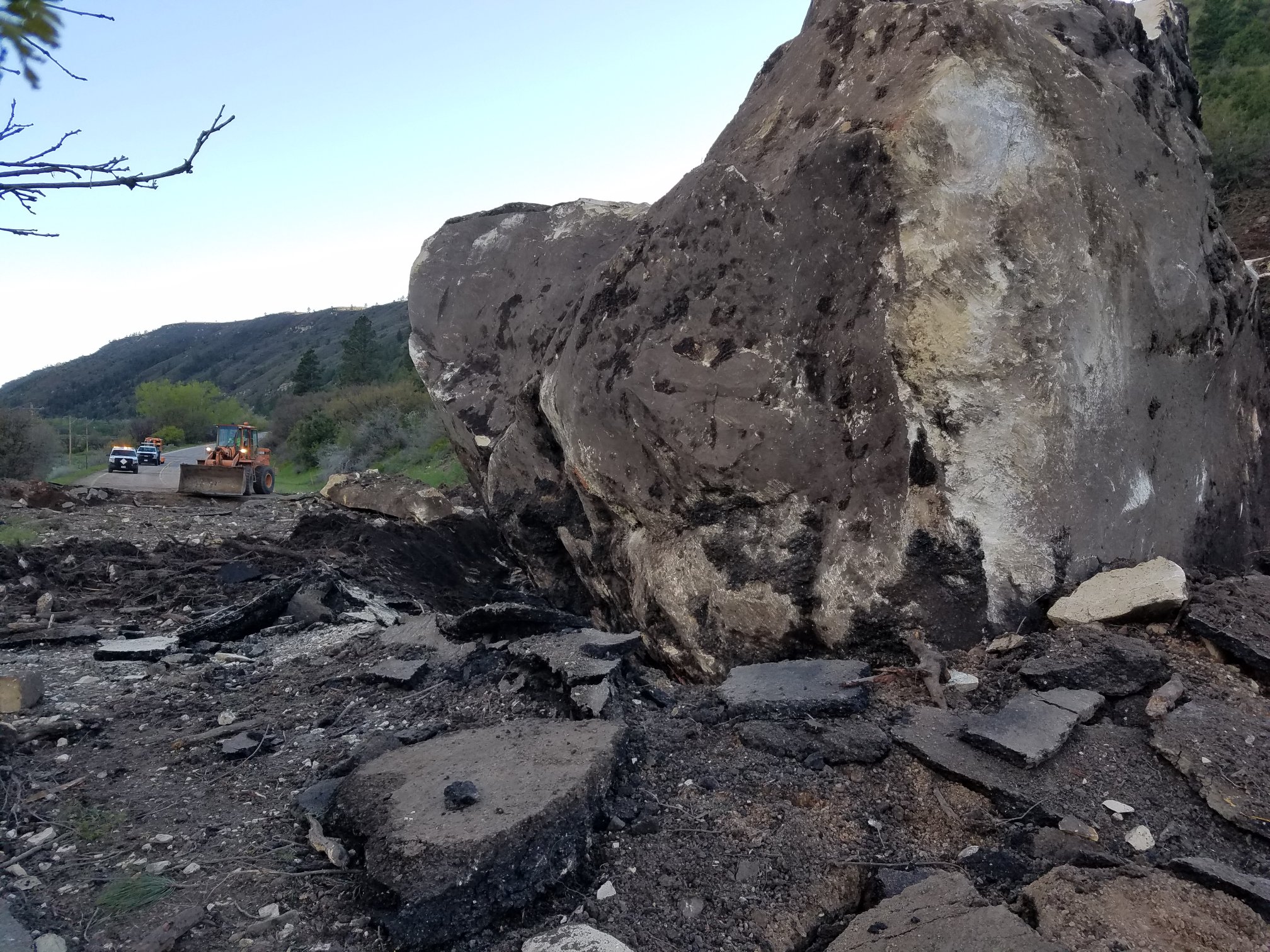 rock slide