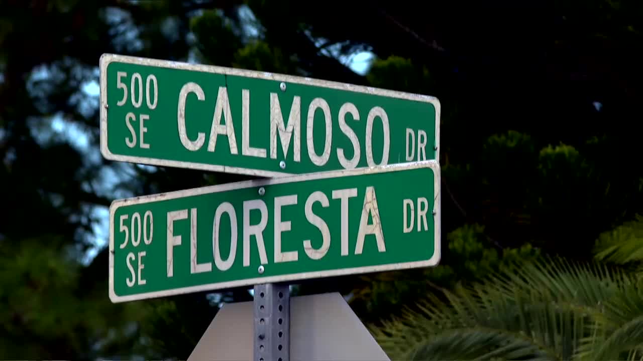 Calmoso Dr and Floresta Dr.