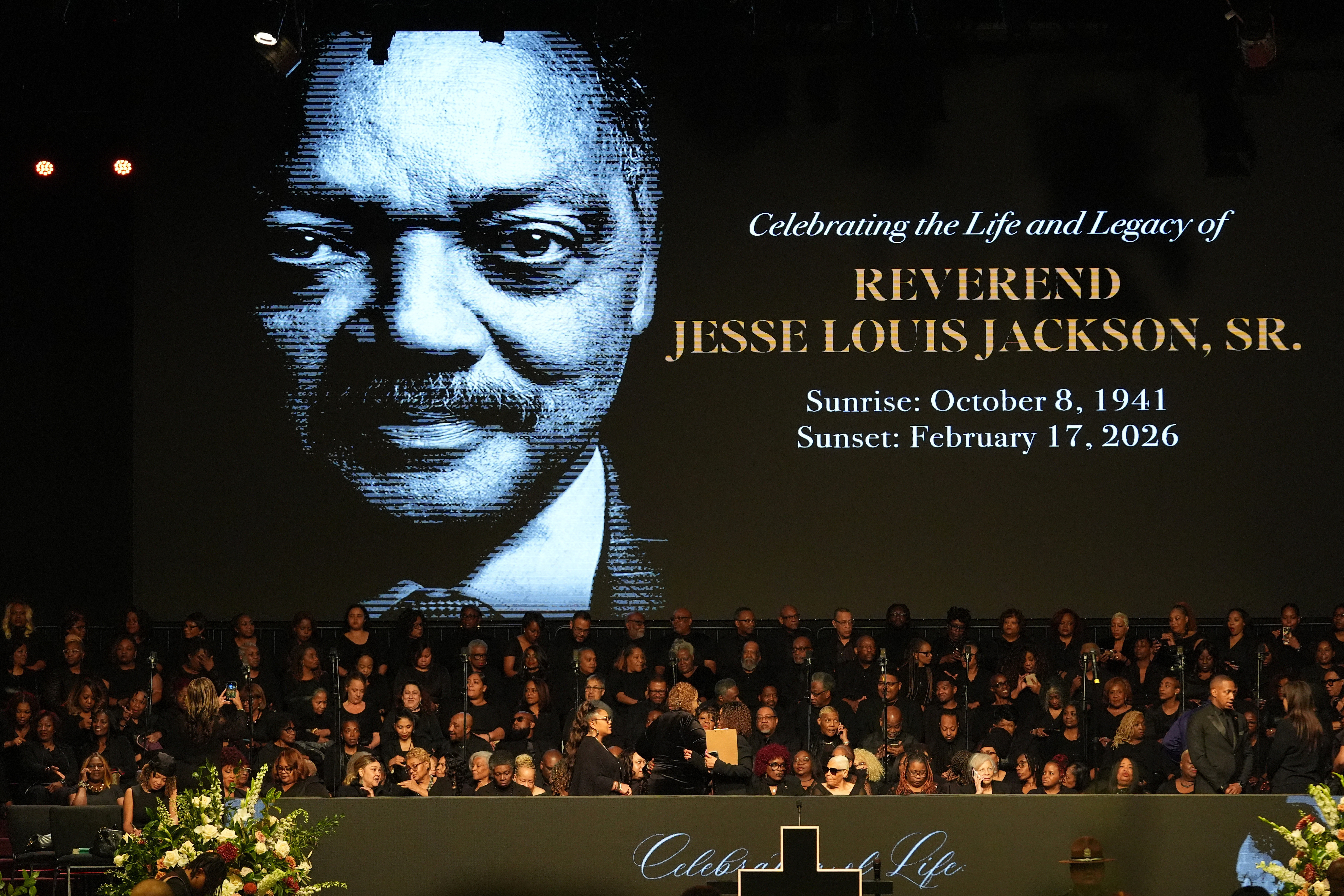 APTOPIX Jesse Jackson Memorial