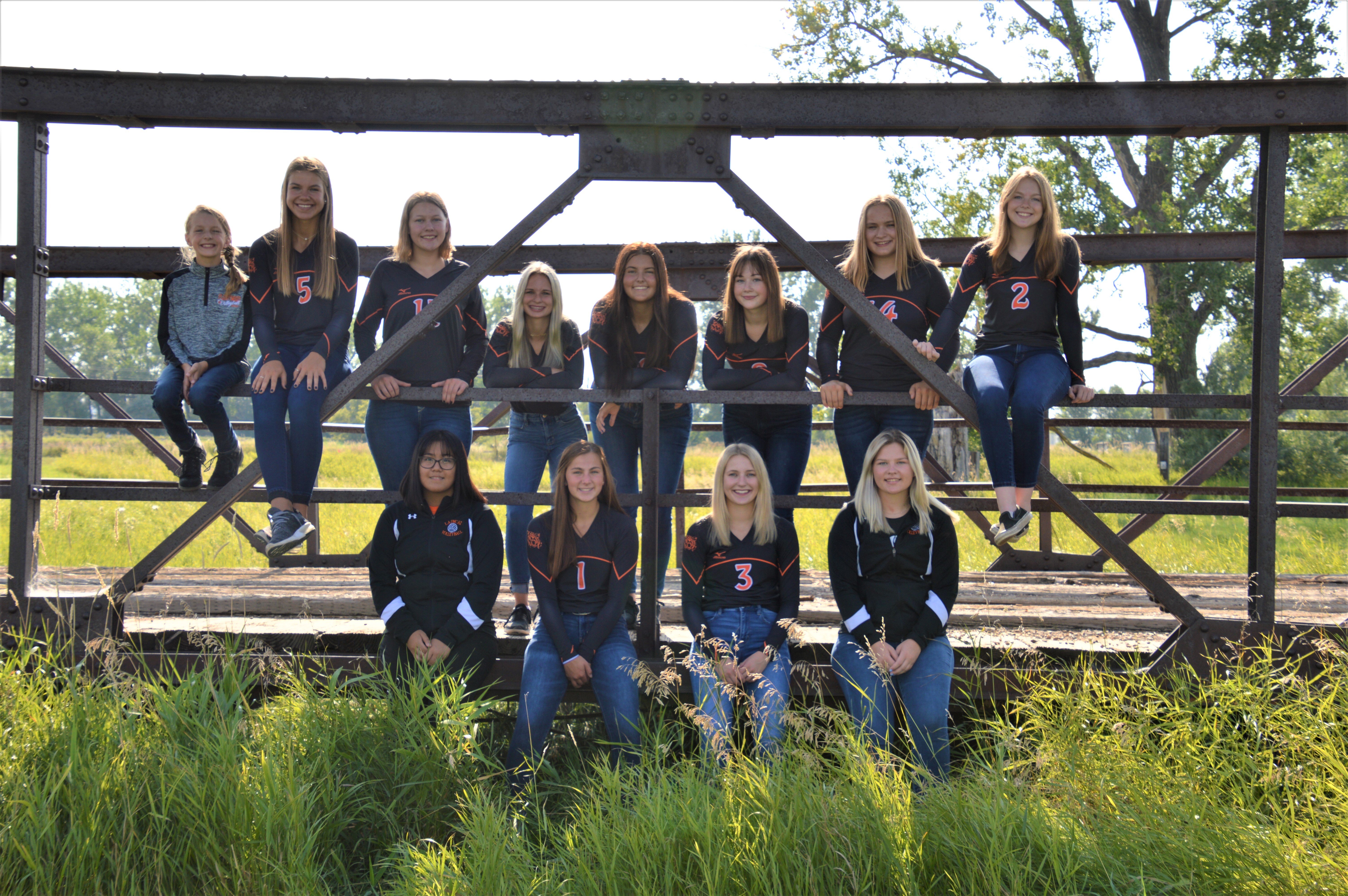 2020 Plentywood volleyball team