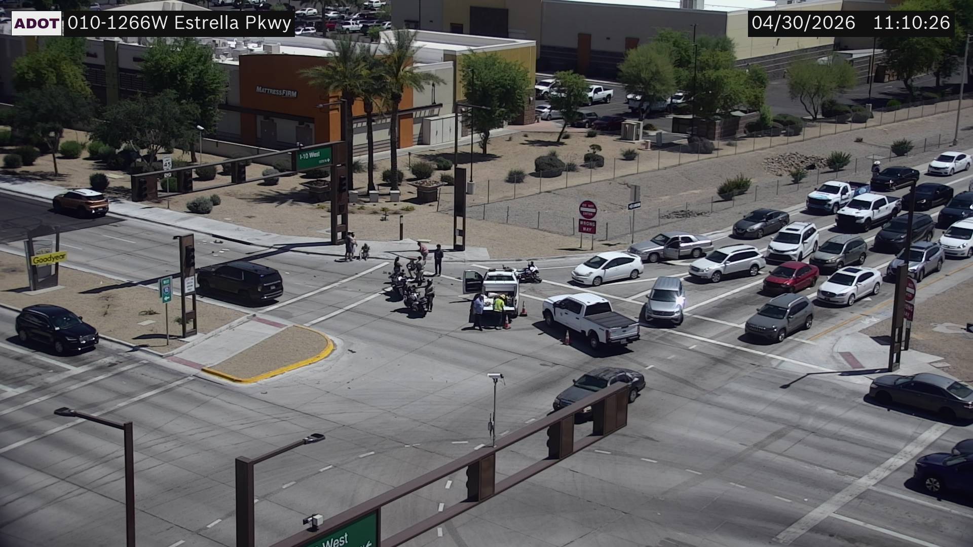 I-10 and Estrella Parkway crash