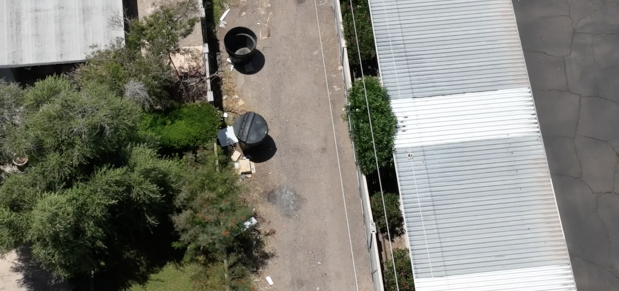 ALLEY TRASH IN ARCADIA