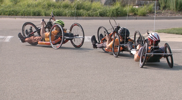 Hand cycling Mary Free Bed