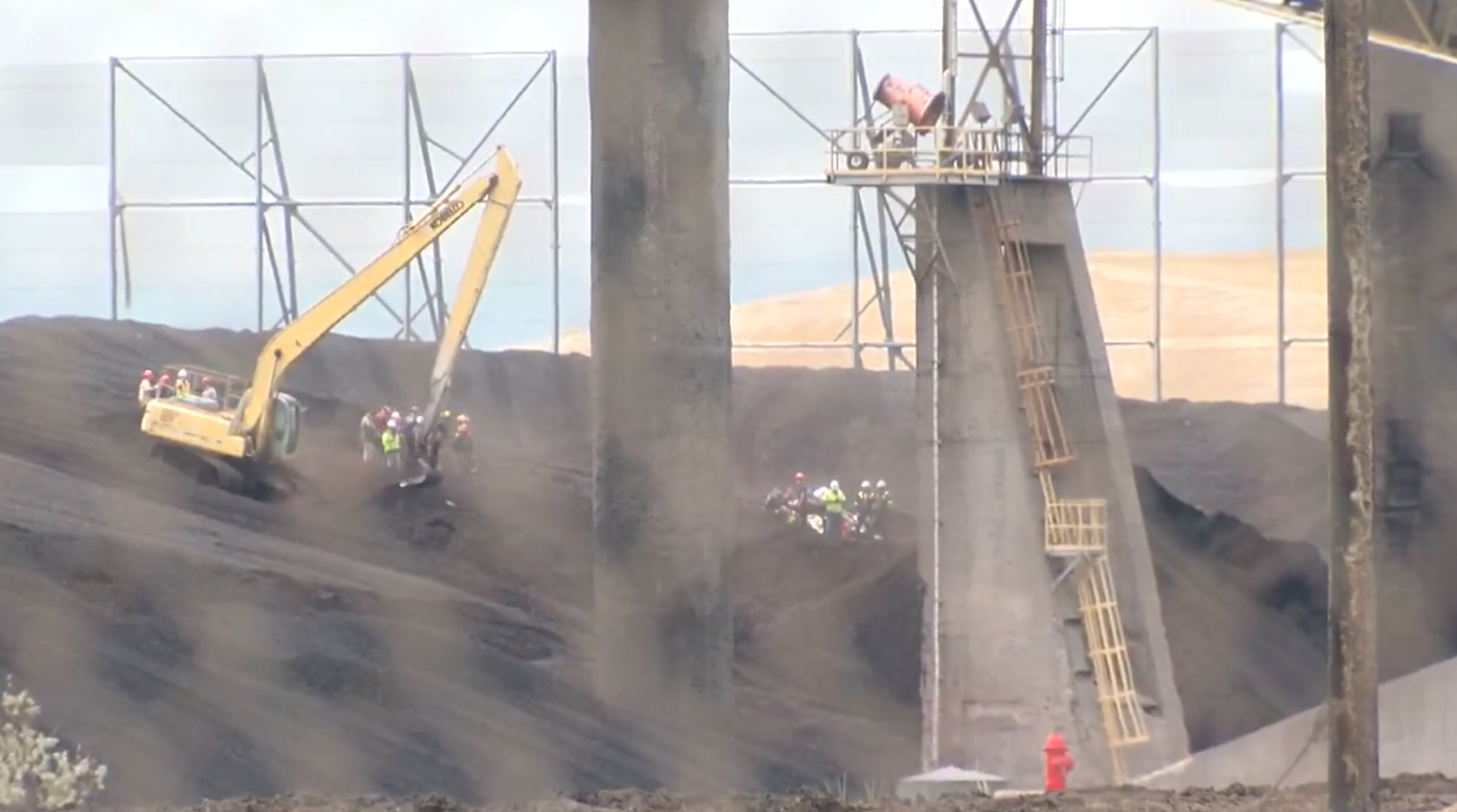 Comanche Power plant rescue operation