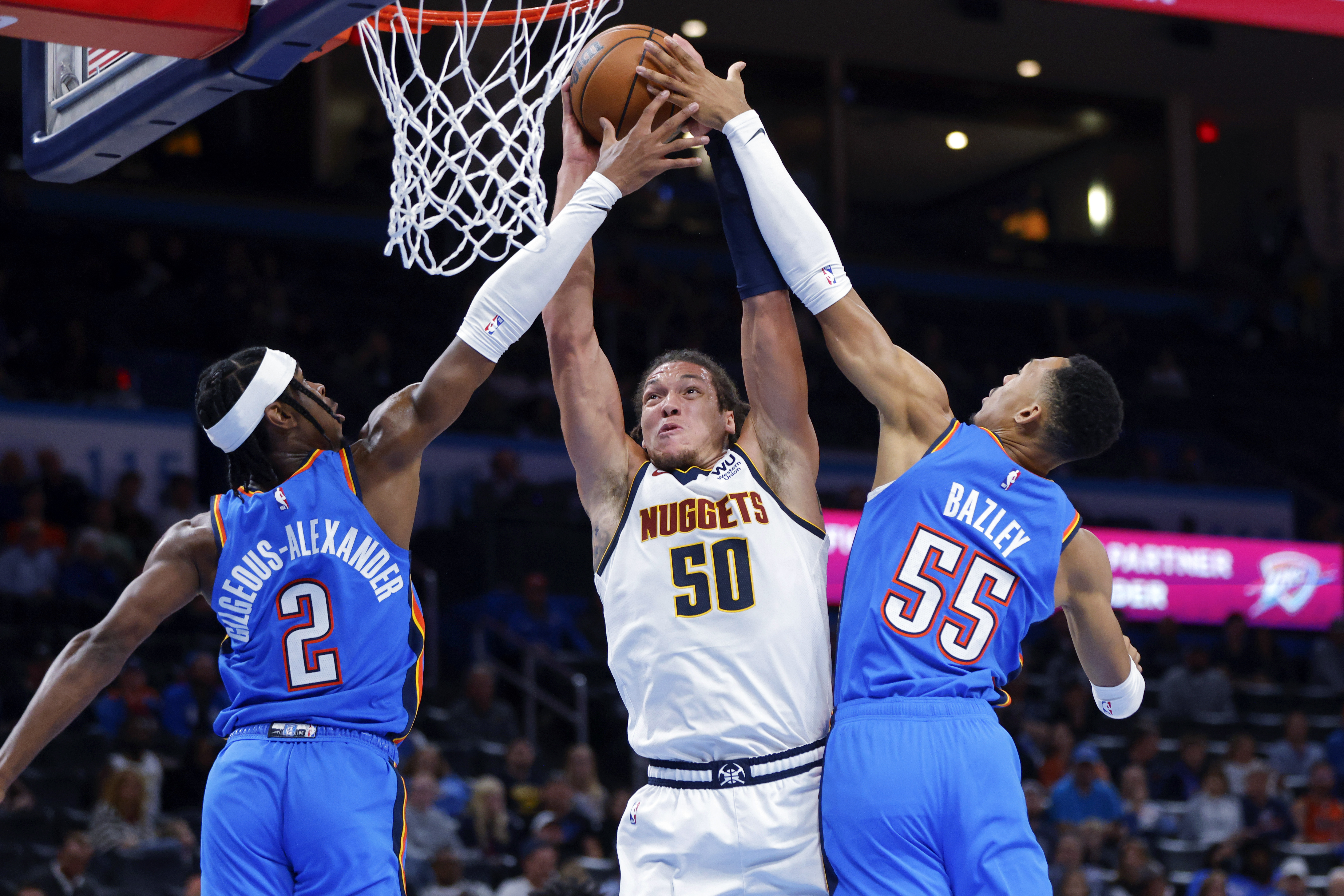 Shai Gilgeous-Alexander, Darius Bazley, Aaron Gordon