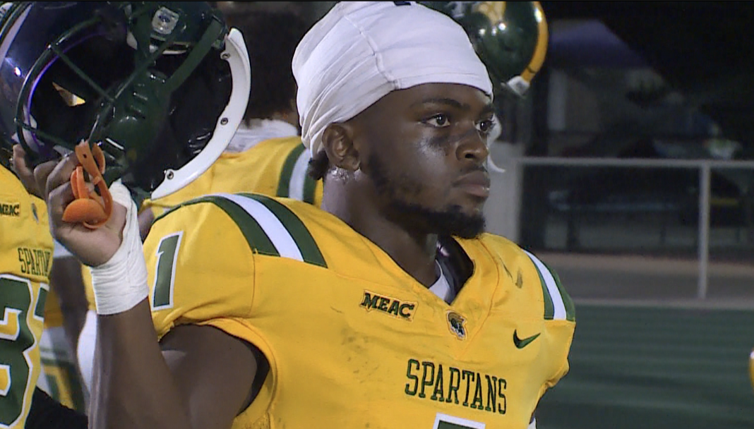 NORFOLK STATE FOOTBALL NSU LAUDERMILK