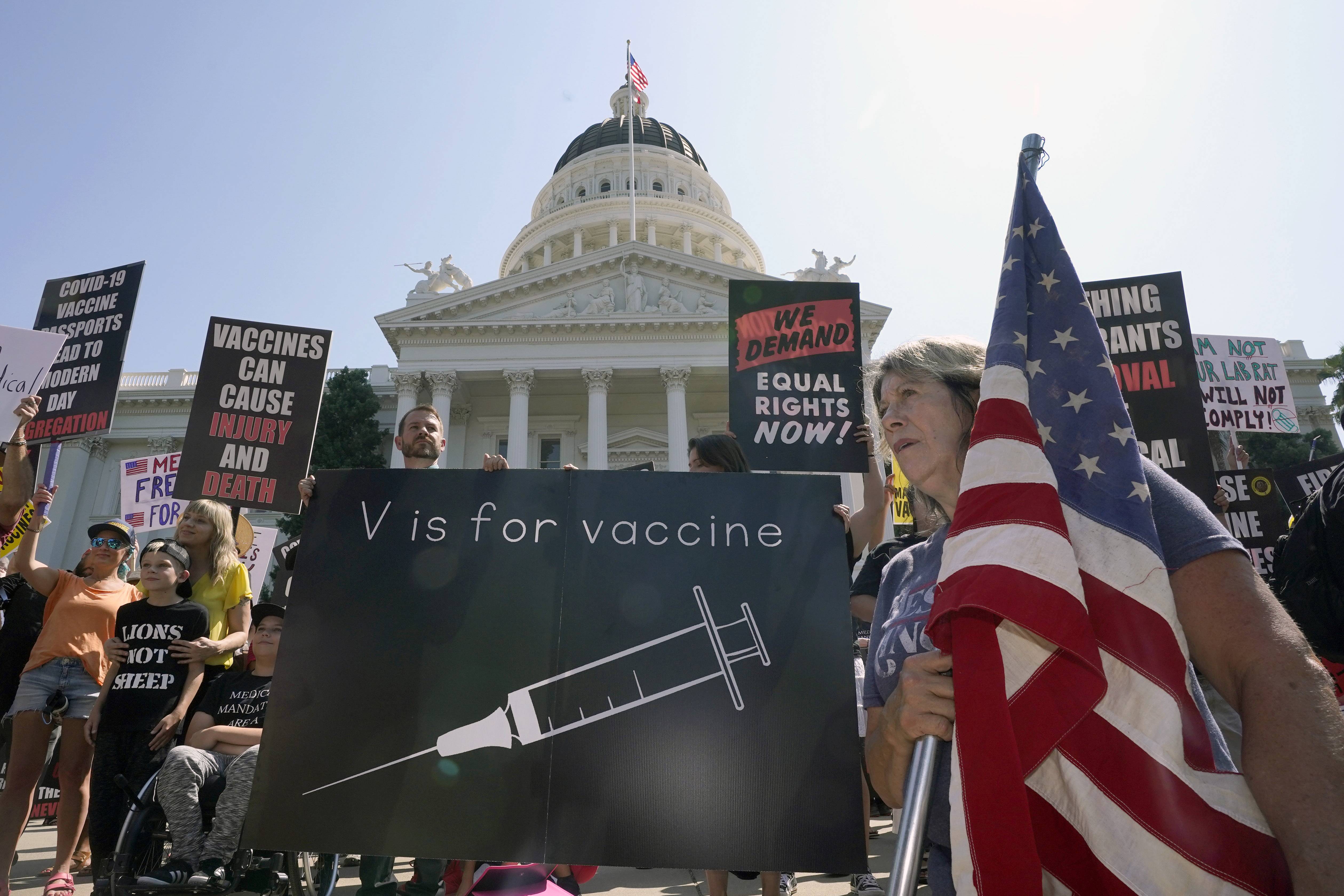 Virus Outbreak California Vaccines