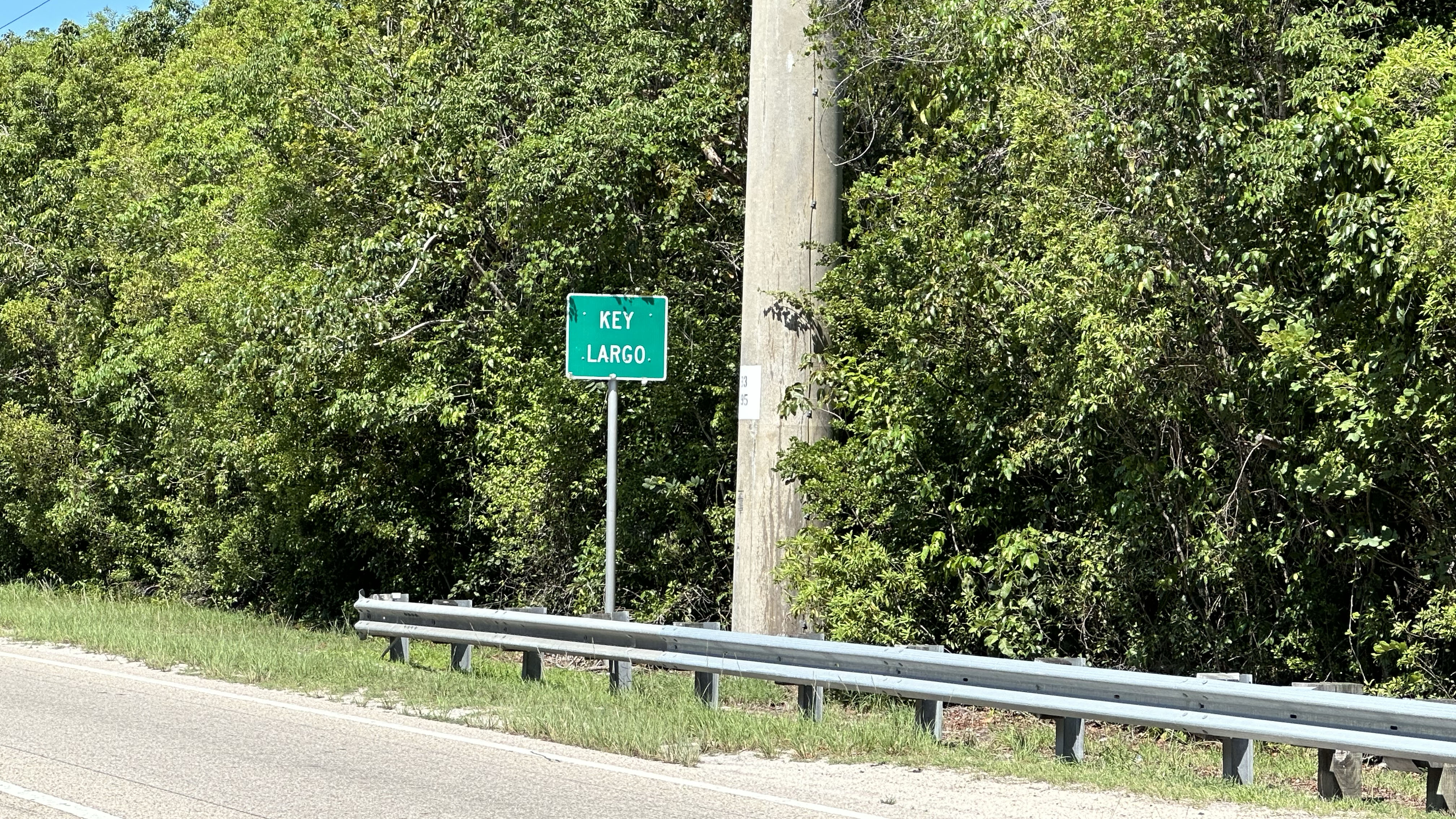 Key Largo sign in 2023