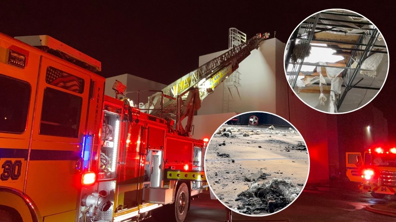 Nevada Youth Sports facility affected by fire in southwest Las Vegas