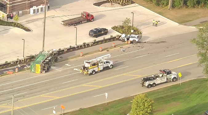  Chopper garbage truck crash