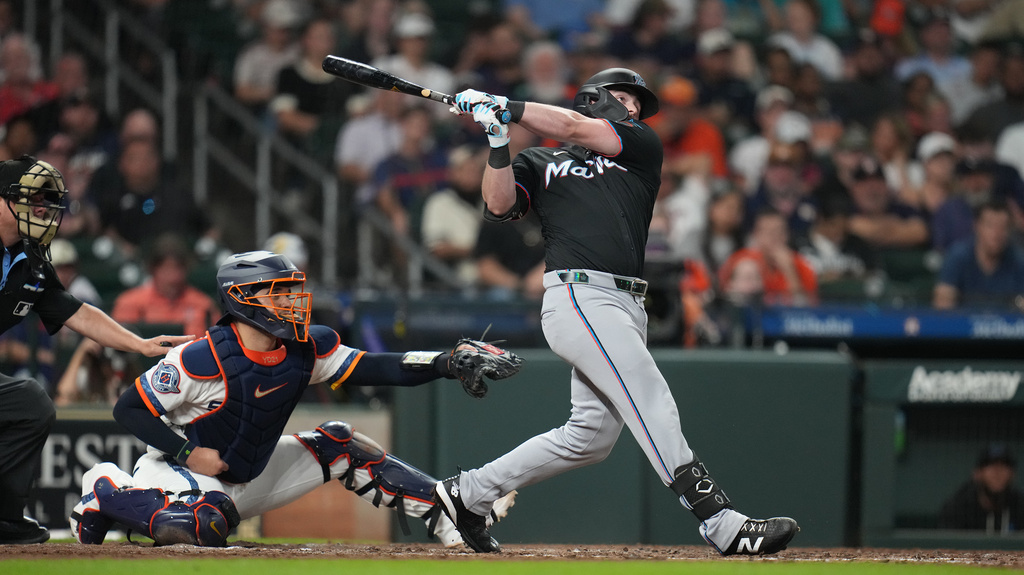 Marlins Astros Baseball