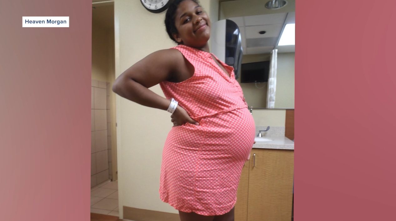 Heaven Morgan surrogate mom giving birth chula vista