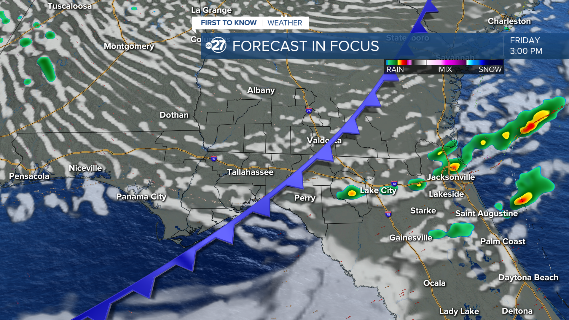 Isolated storm activity for our neighborhoods Friday 