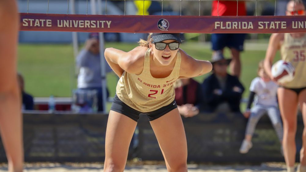 Beach Gathers Third Sweep in as Many Matches to Advance to the CCSA Tournament Semifinals