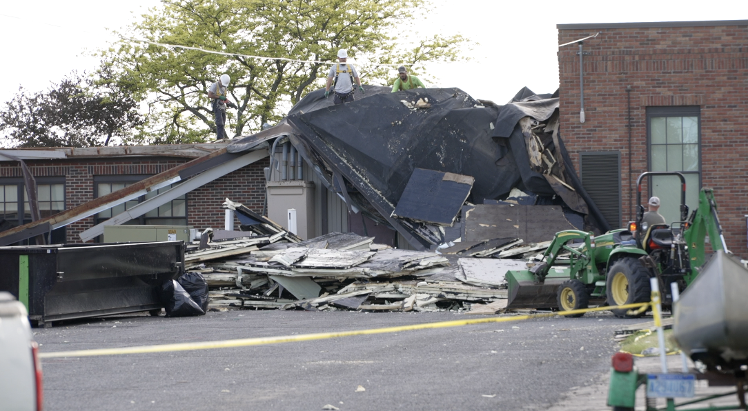 Roof blown off Early Childhood Center, superintendent says it can no longer 'safely serve students' 