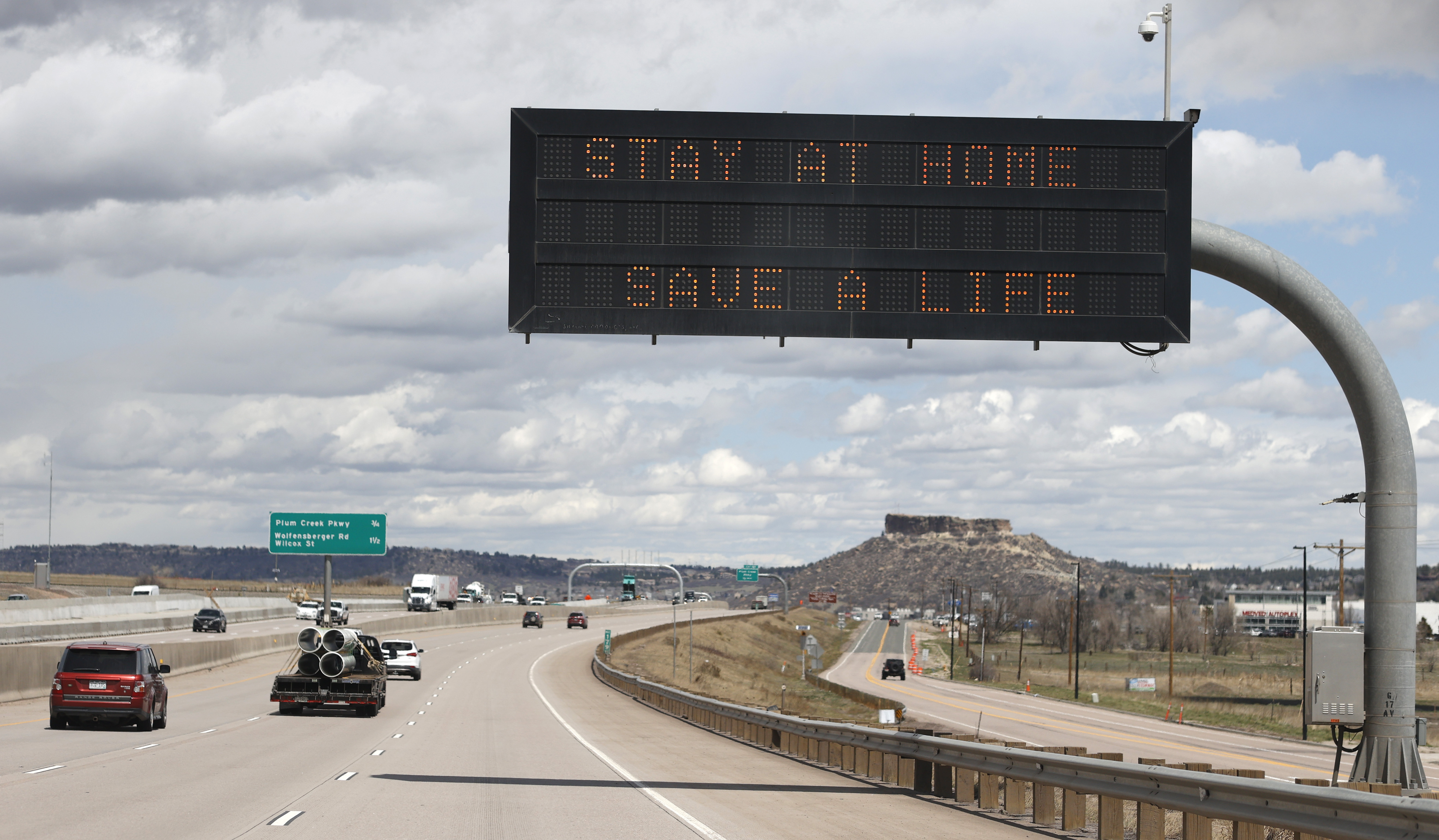 i25 covid coronavirus i-25 stay home save a life