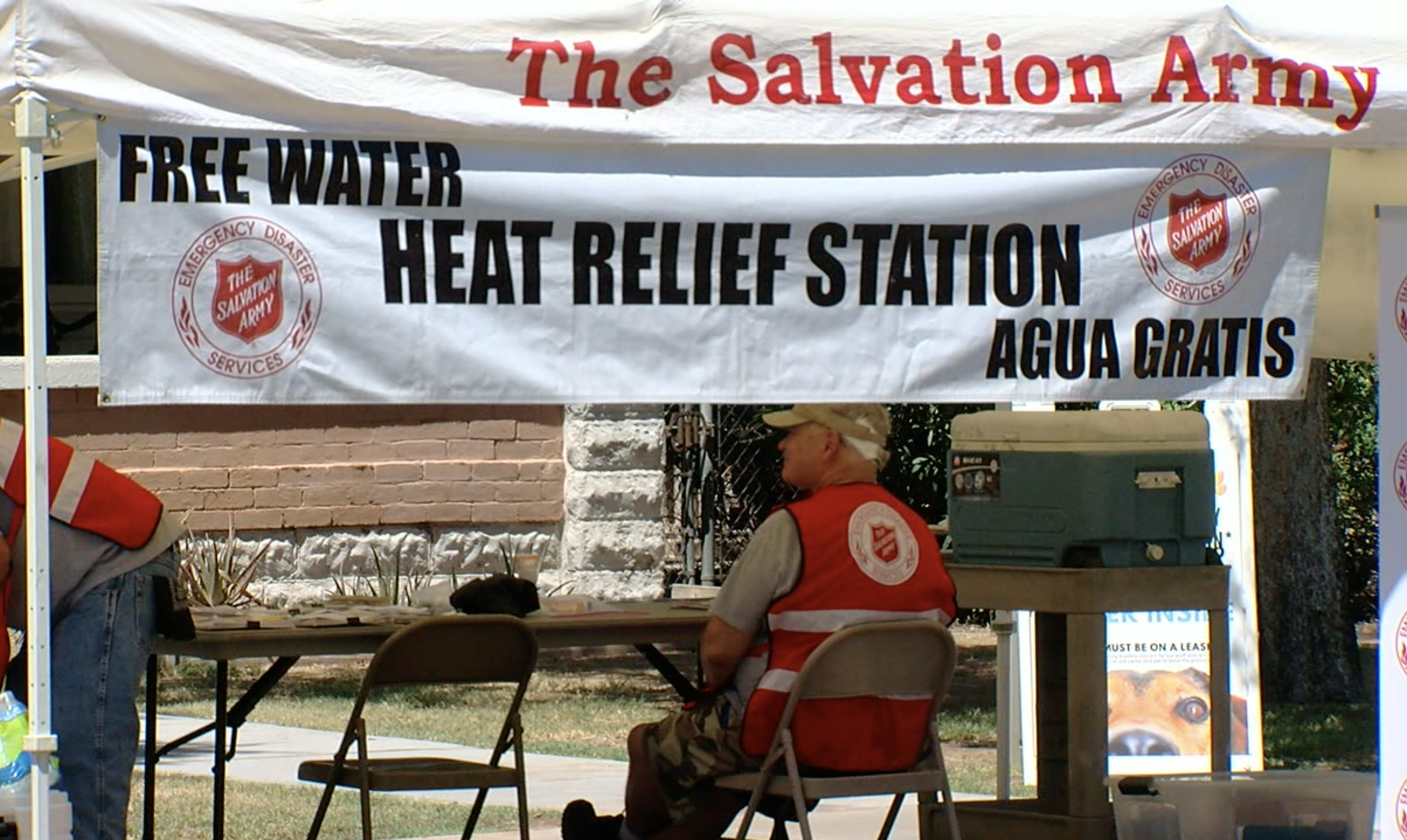 Salvation Army Heat Relief Stations 