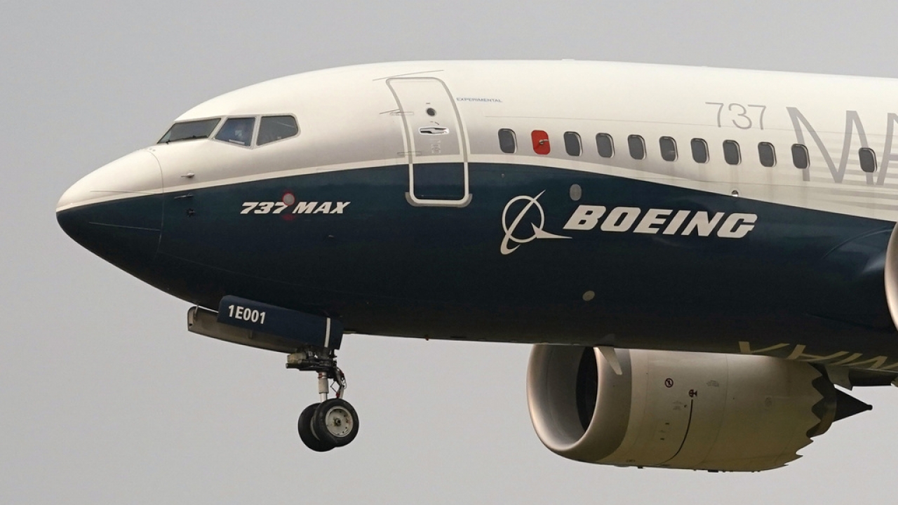 Boeing 737 Max plane