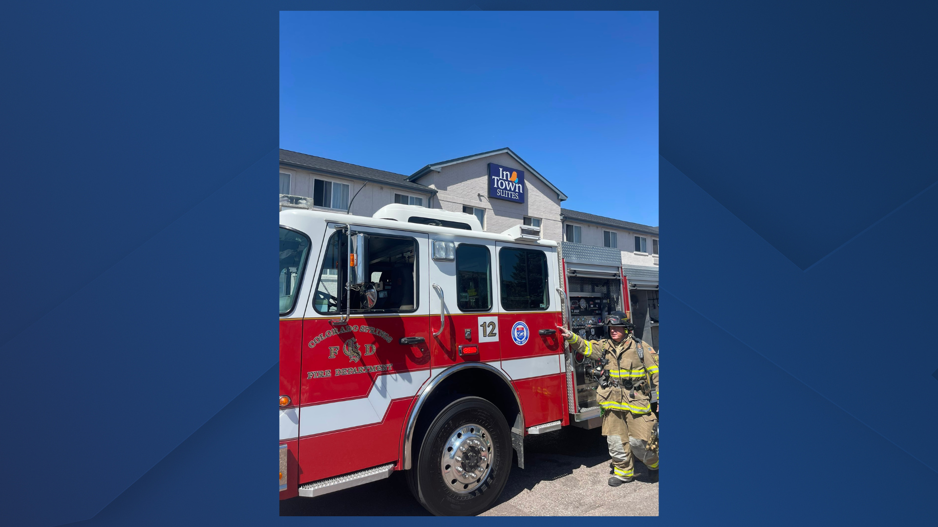 CSFD Responding to fire at Intown Suites