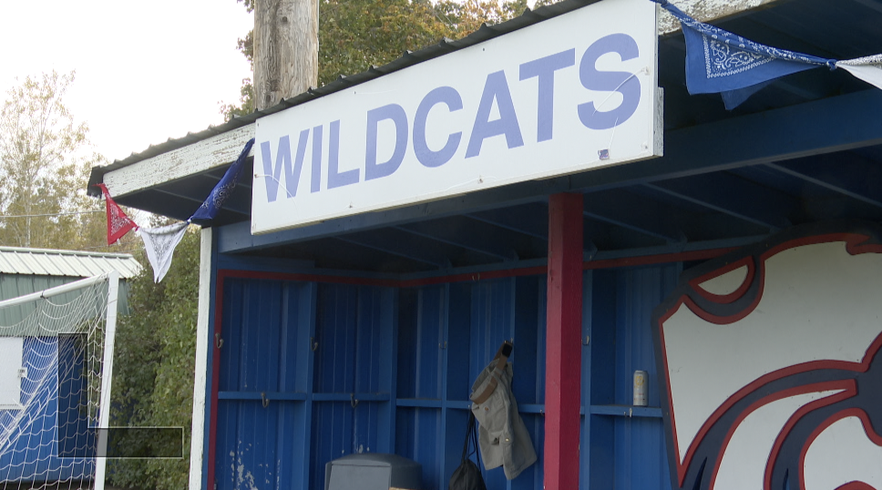 Wildcats home dugout, Columbia Falls