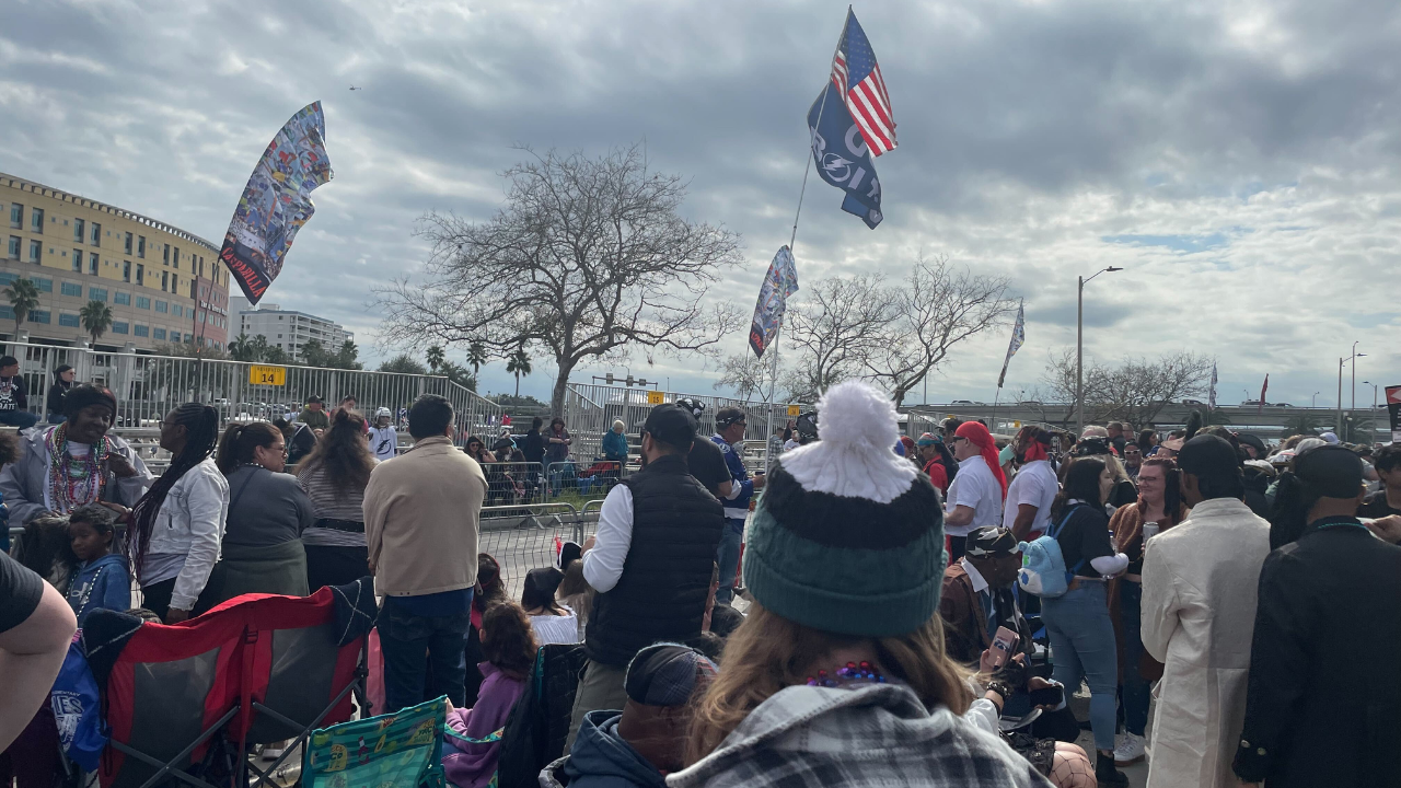 Thousands of people attended the Gasparilla