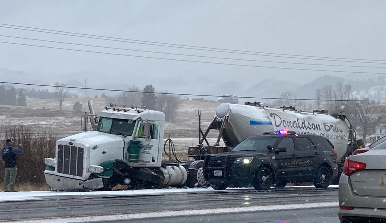 93 south of Lolo accident
