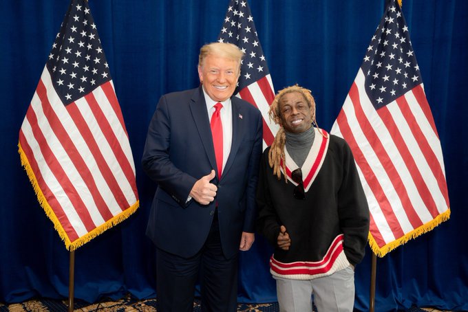 Trump meets with rapper Lil Wayne in Florida