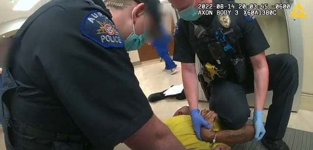 Body Camera Footage Released from 2022 Incident_aurora police