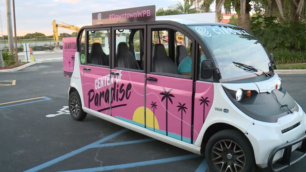 West Palm Beach electric shuttle