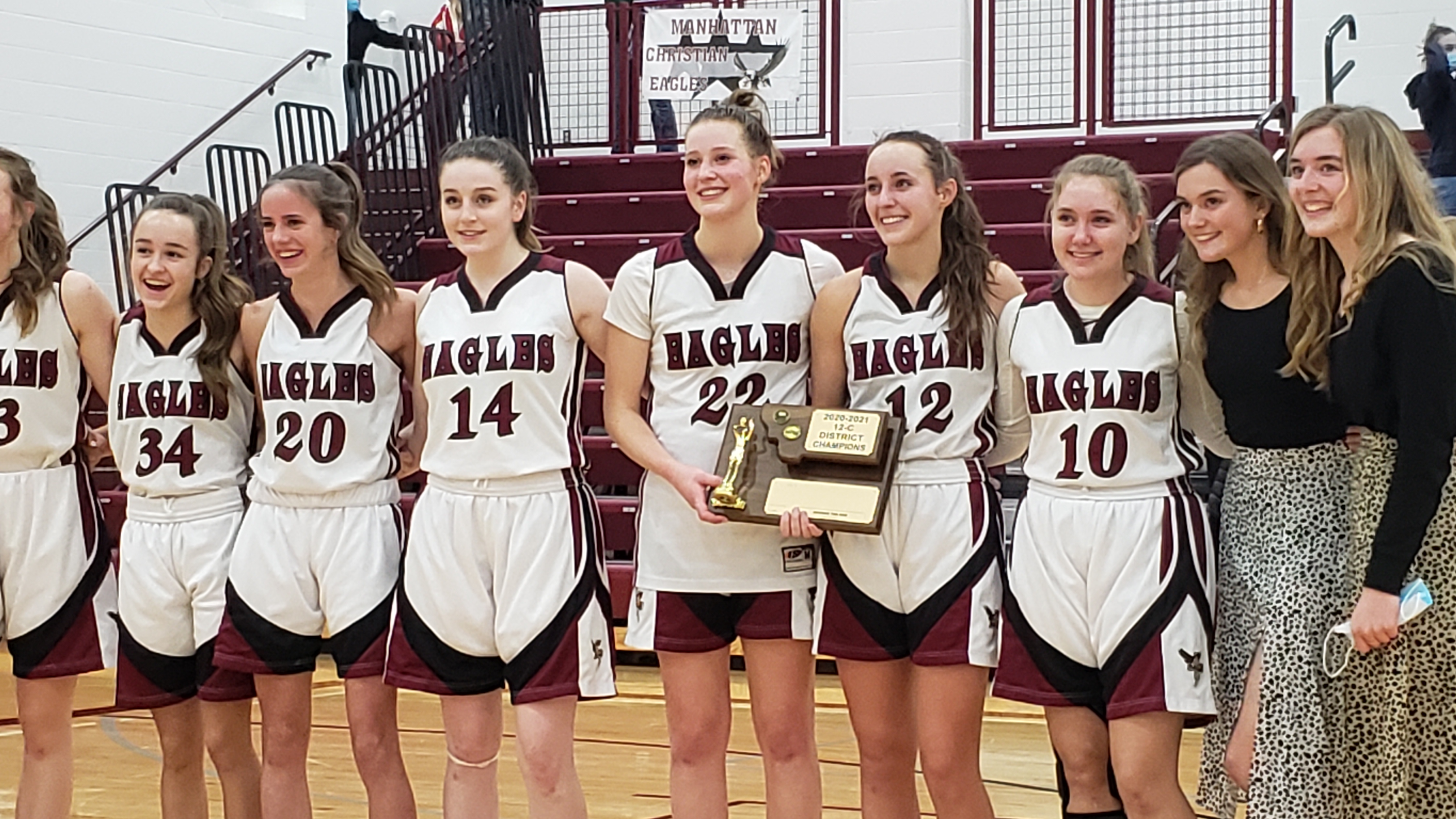 Manhattan Christian Eagles girls eager to prove they belong in State C tournament