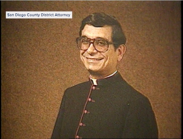 Father Louis Gutierrez was found dead in a Pacific Beach hotel room in April of 1994