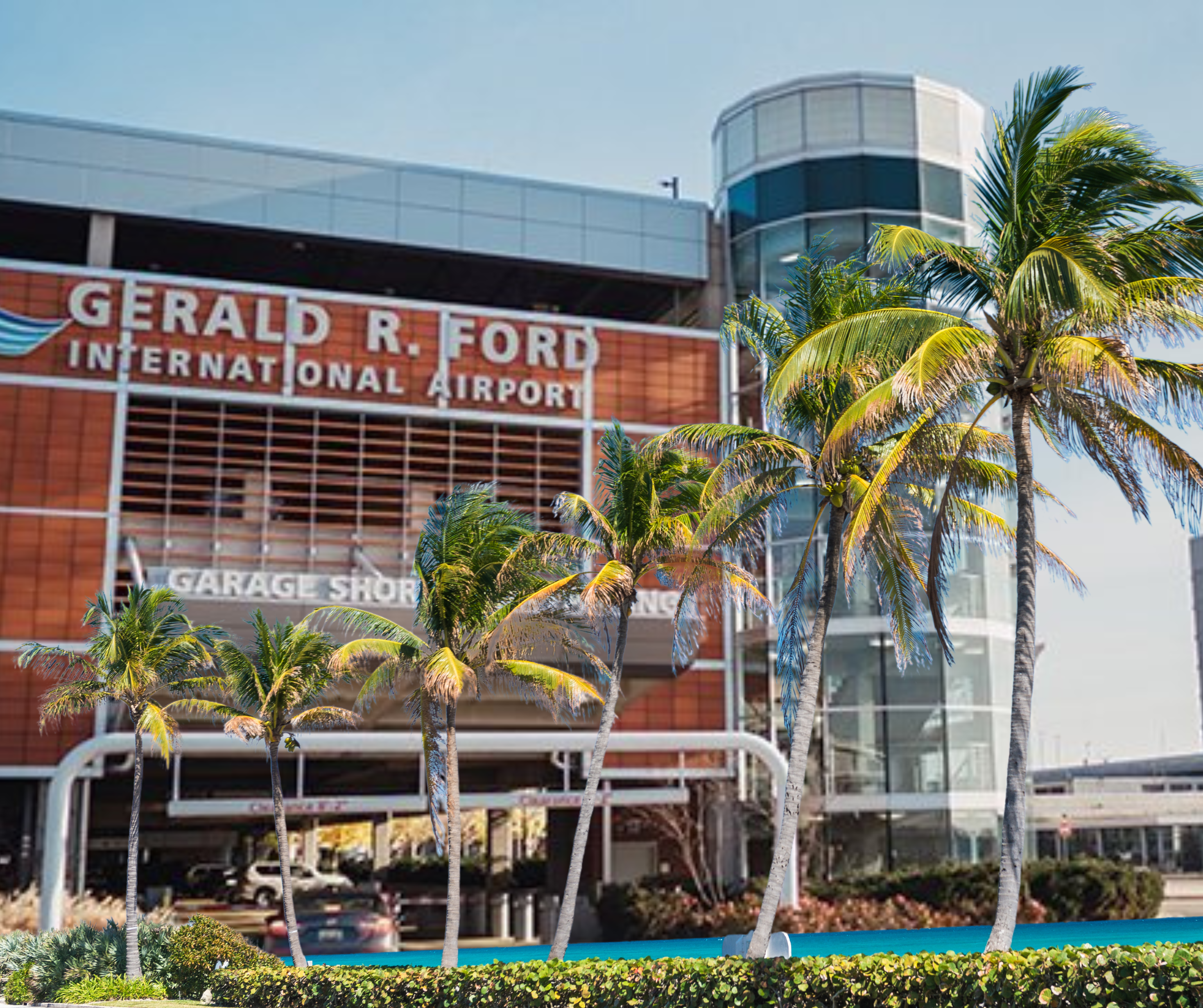 Gerald R Ford International Airport - Palm Trees - Allegiant Non-Stop to West Palm Beach.png