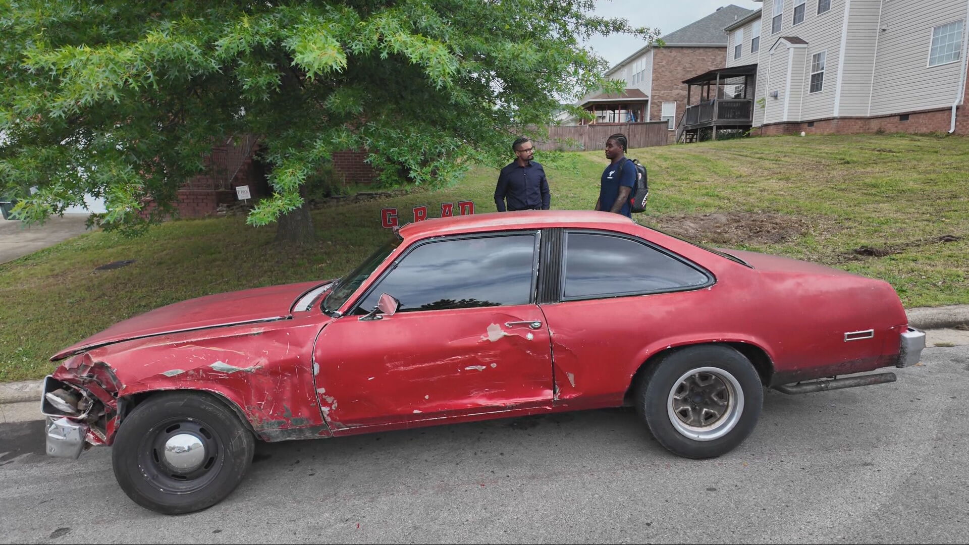 CAR DAMAGED
