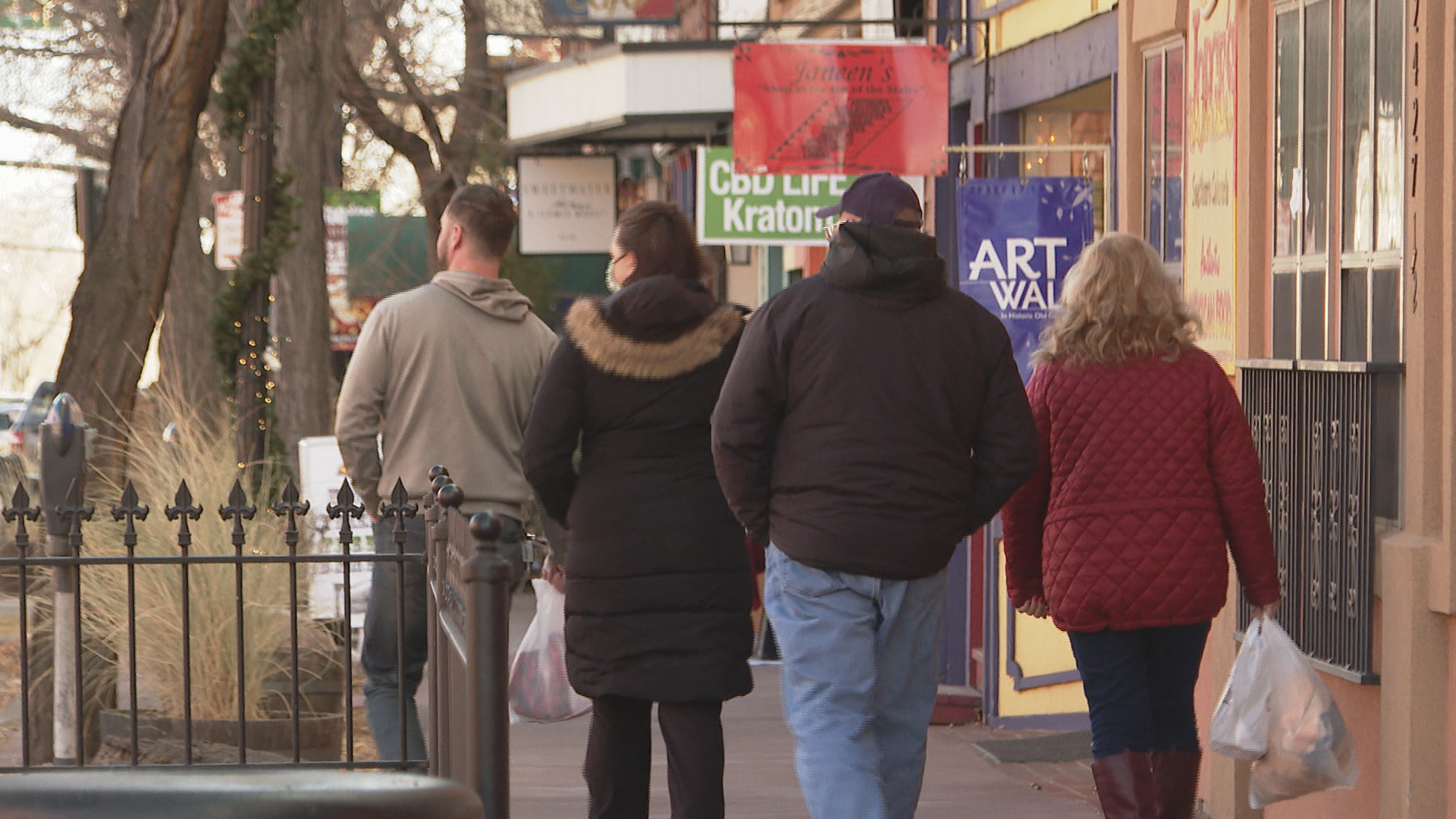 Local businesses say holiday sales were up compared to last year