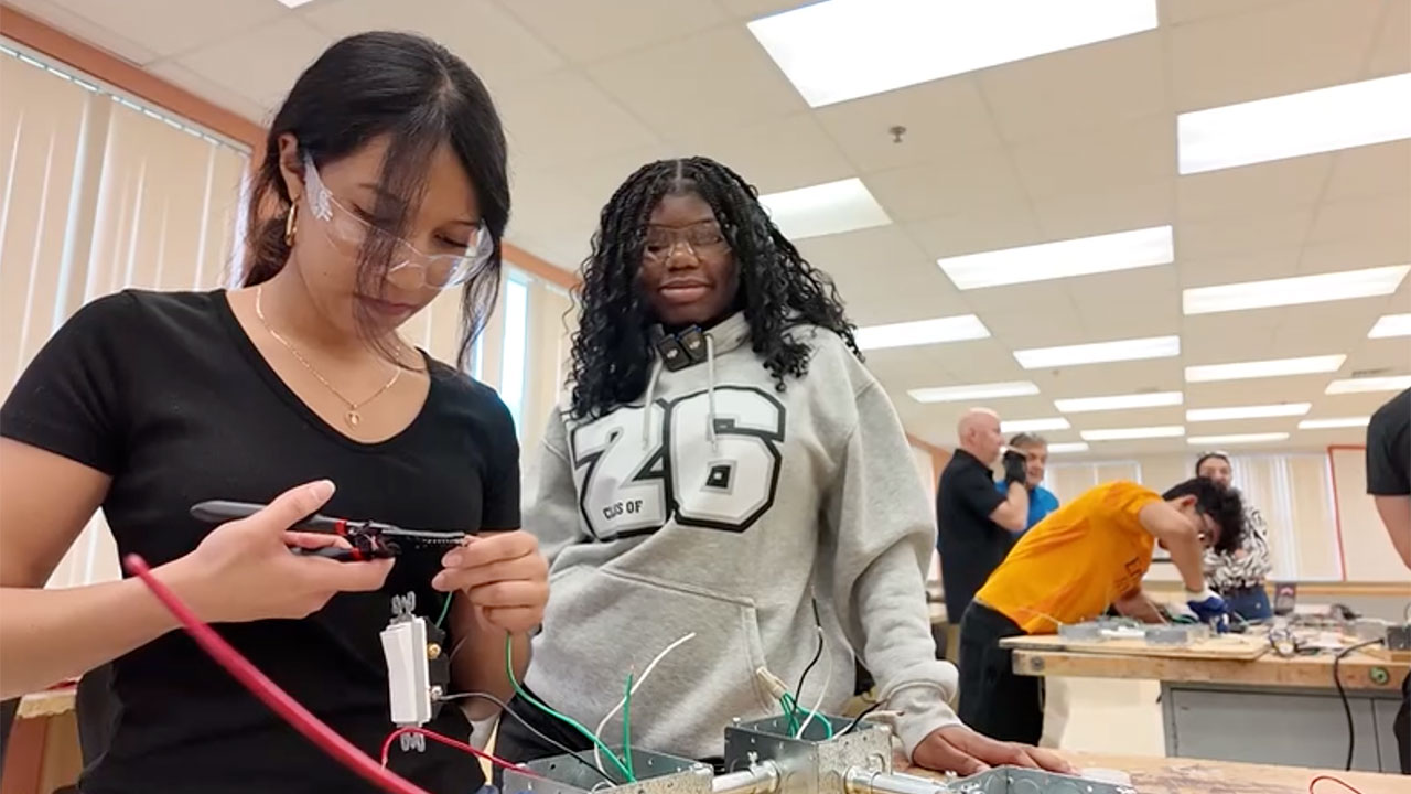 High school seniors in Palm Beach County are getting hands-on experience in skilled trades through a series of career exploration programs taught by professionals in the field.