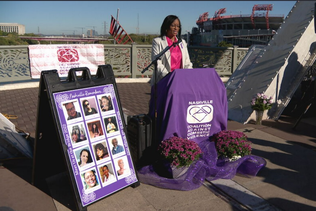Nashville Coalition Against Domestic Violence's 18th annual "Meet Us at the Bridge"