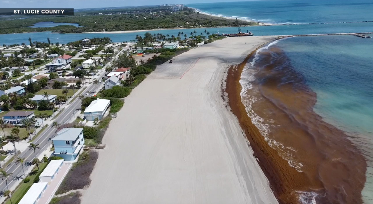 Beach erosion St. Lucie County 
