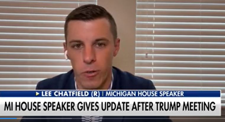 Michigan House Speaker says President Donald Trump didn't ask Republican lawmakers to “break the law” or “interfere” with the election