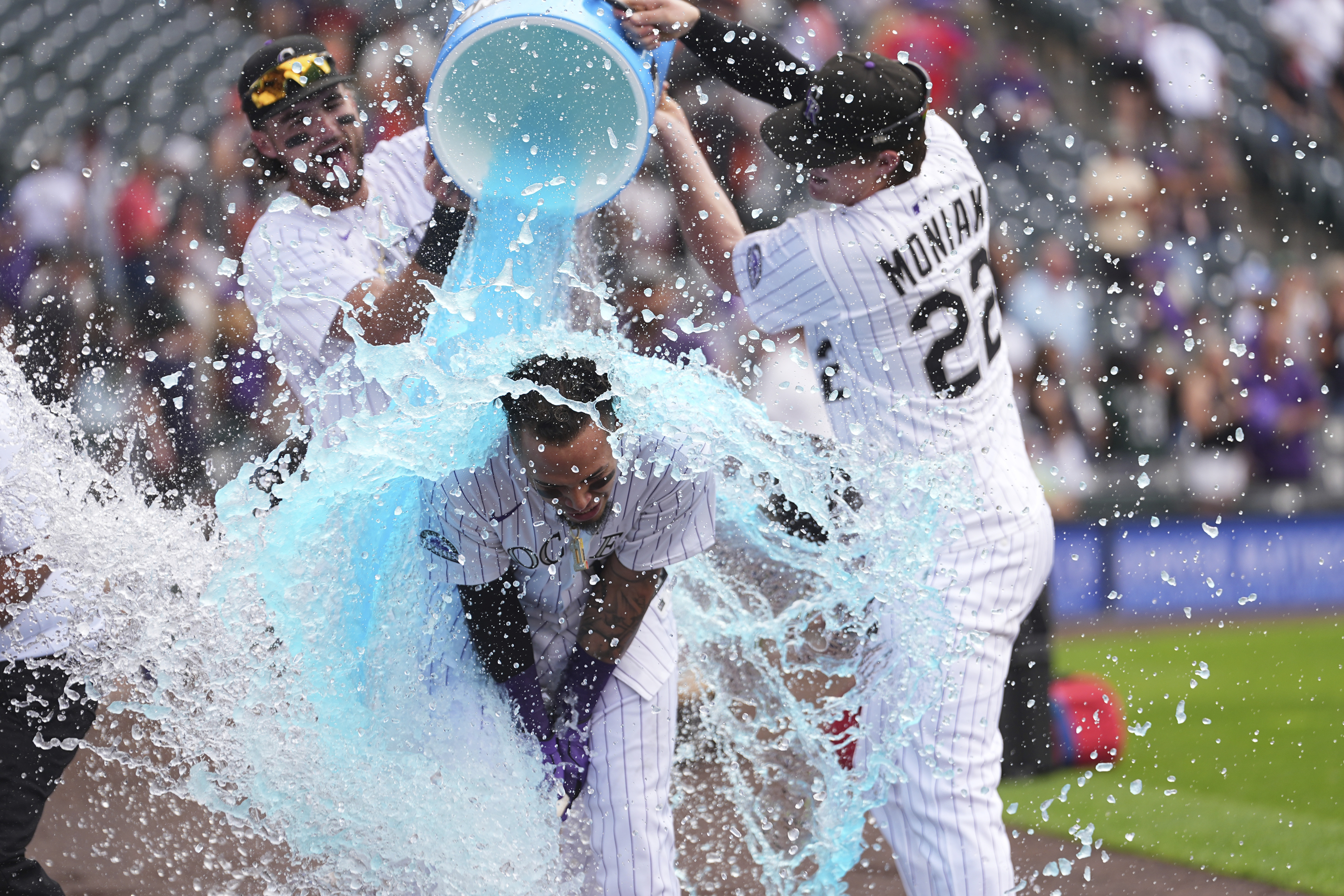 APTOPIX Giants Rockies Baseball