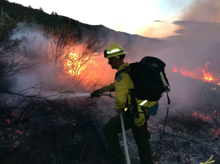Deer Creek Canyon Park fire